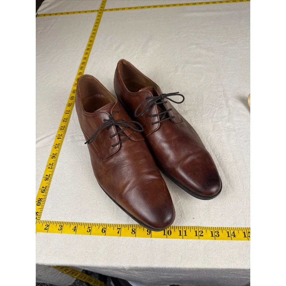 Aldo Derby Shoes Men Size 13 Brown Classic Leather Lace Formal Business Casual